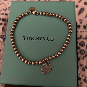 Gently used Heart Tag Bead Bracelet
